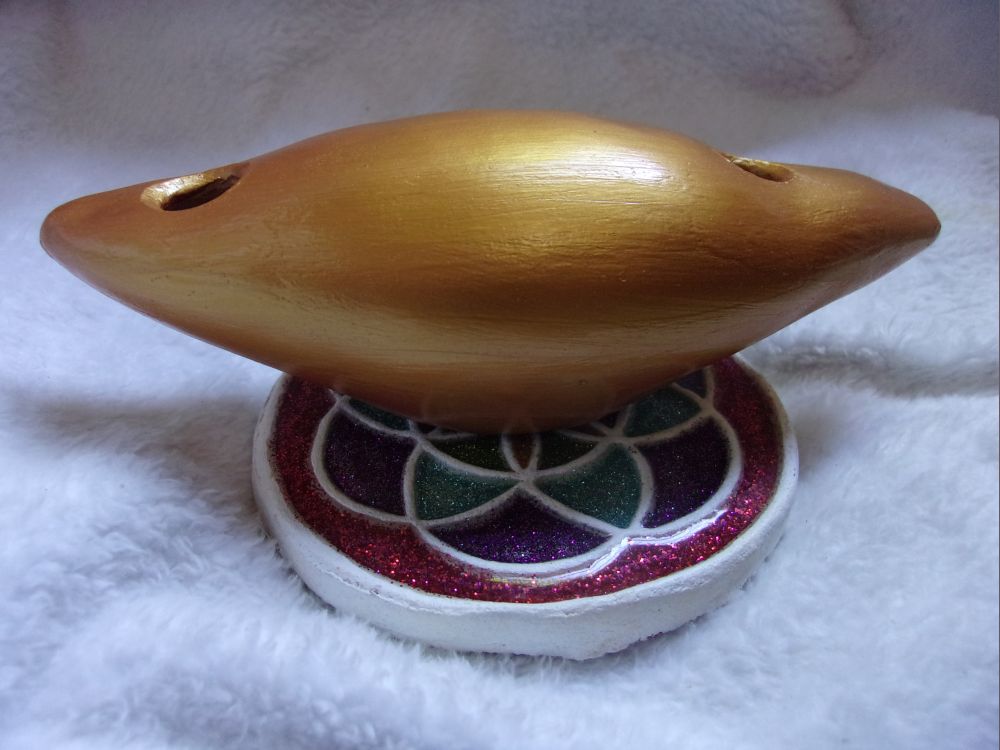 Gold Resined Lamp