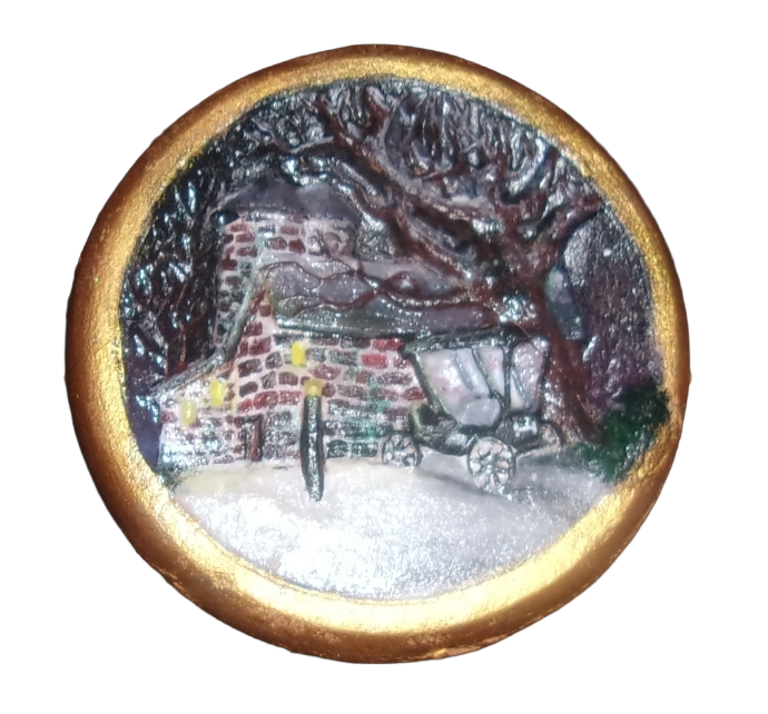 Beautifully Painted Ornament 1