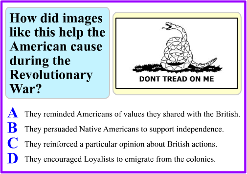 US History Flashcard Example